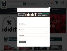 Tablet Screenshot of ididitinc.com
